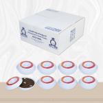 8 diamond-shaped sweets with honey